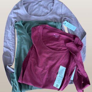 Set of three women's long sleeve  Size XXS - NWT